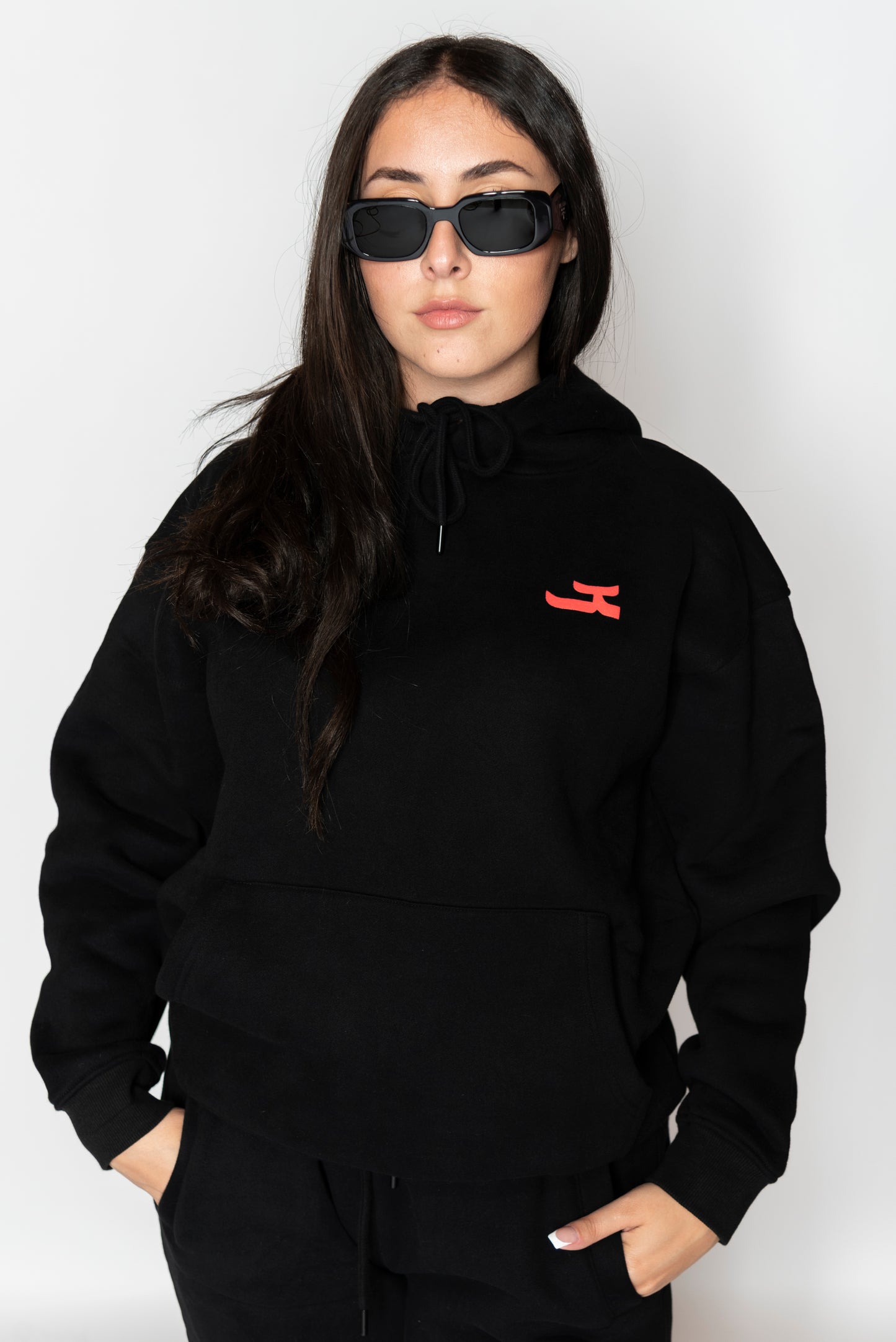 COLLECTION TLATHA HOODIE (BLACK&RED)