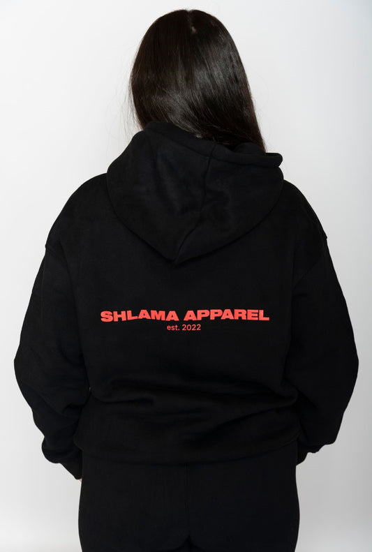 COLLECTION TLATHA HOODIE (BLACK&RED)