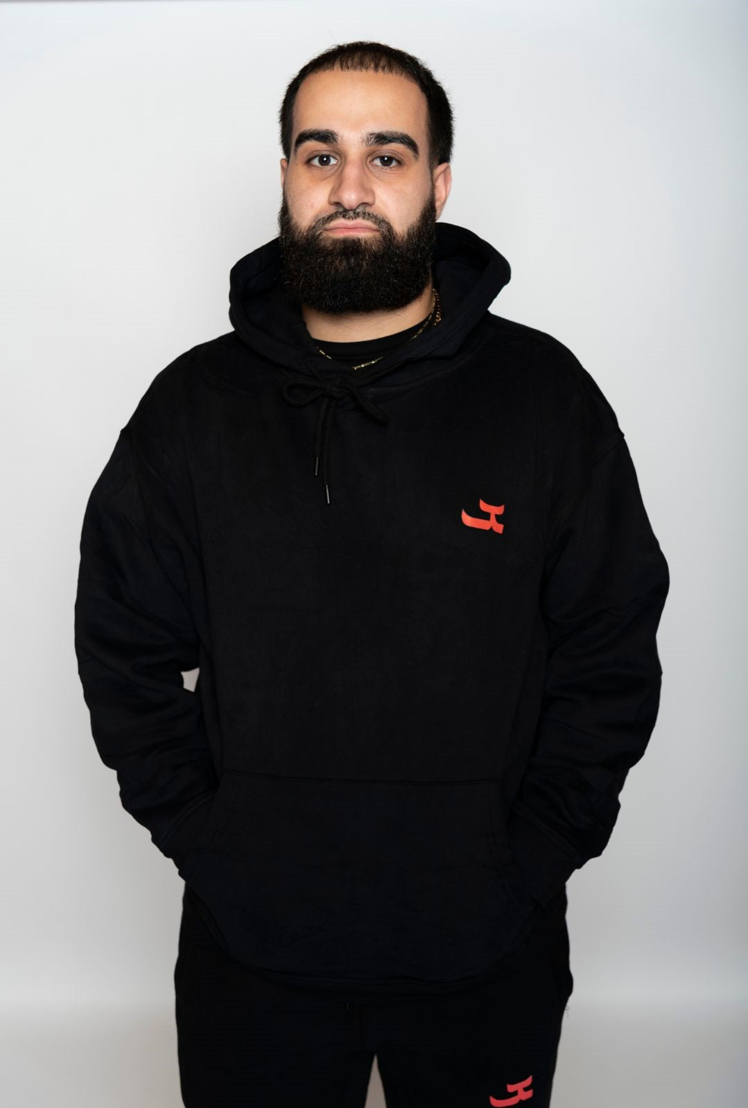 COLLECTION TLATHA HOODIE (BLACK&RED)